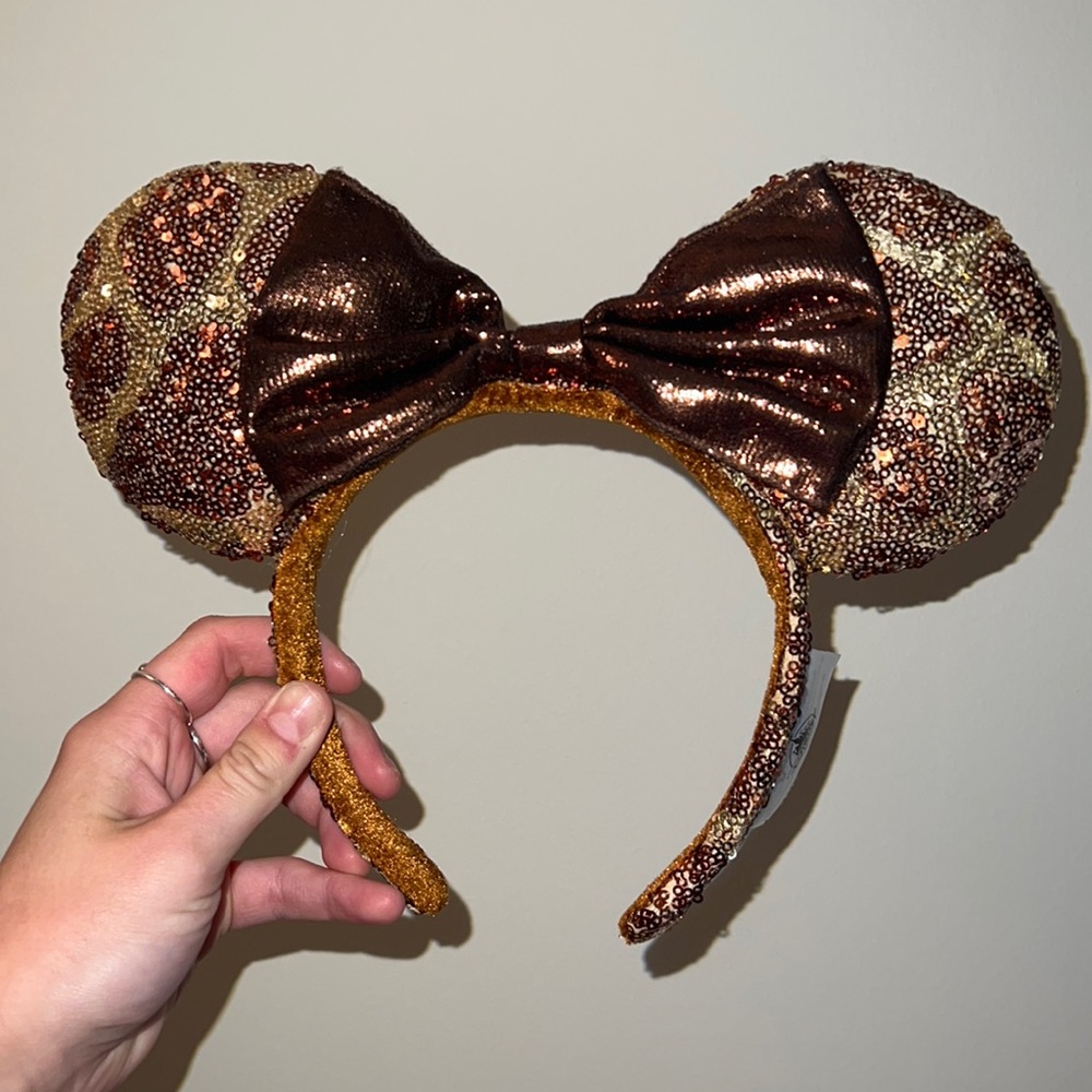 disney minnie ears - animal print